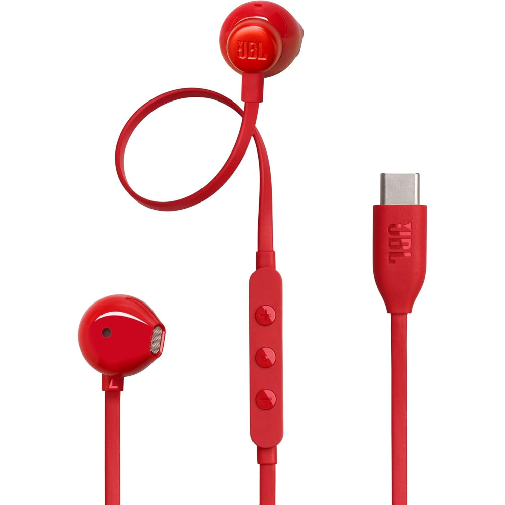 ECOUTEUR FILAIRE JBL Tune 305C USB / Rouge