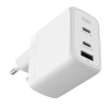 Chargeur mural KSIX 65 W / Power Delivery / Matériaux durables / blanc