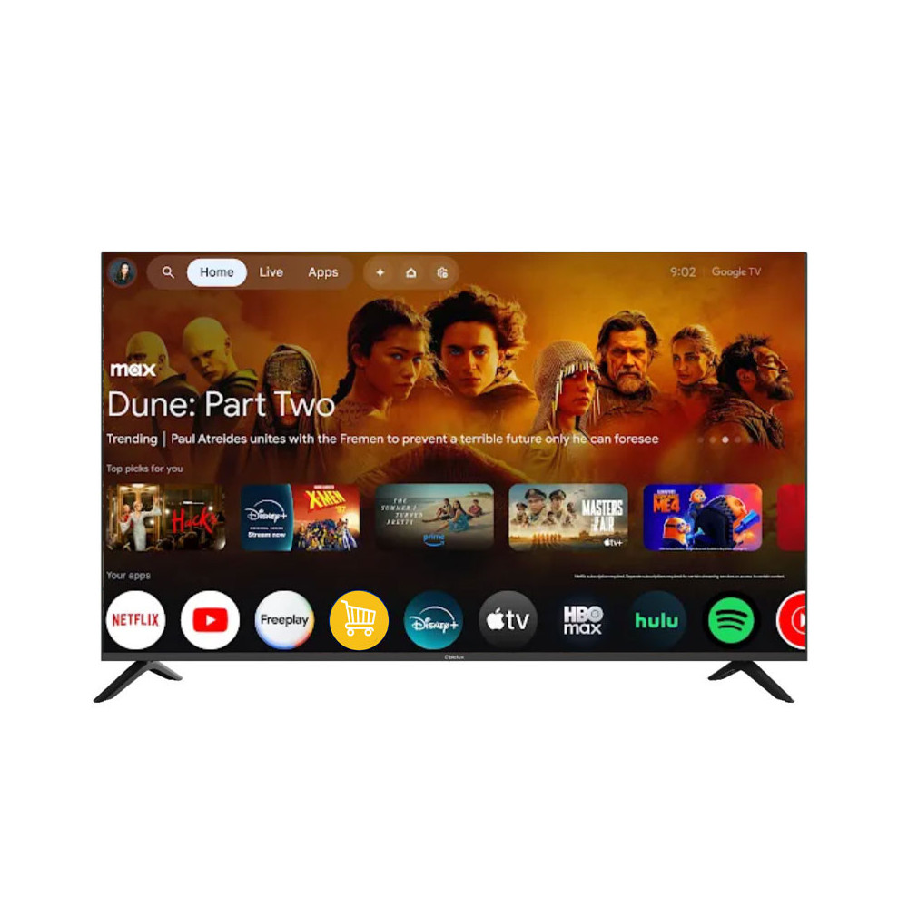TV BIOLUX 65'' Smart TV UHD 4K + Récepteur intégré