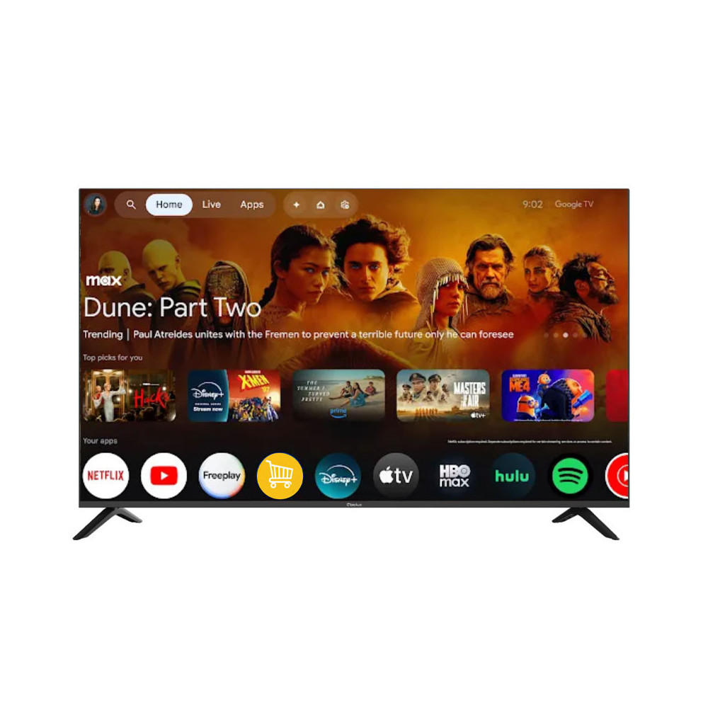 TV BIOLUX 70'' Smart Google Tv UHD 4K + Récepteur intégré