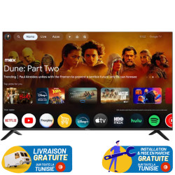 TV BIOLUX 70'' Smart Google Tv UHD 4K + Récepteur intégré