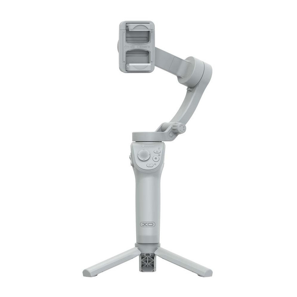 Perche à selfie à cardan XO avec trépied Bluetooth SS17 / gris