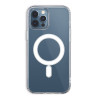 Coque antichoc Mag 1,5 mm pour iPhone 15 6,1" transparente grand trou