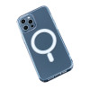 Coque antichoc Mag 1,5 mm pour iPhone 15 6,1" transparente grand trou