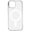 Coque antichoc Mag 1,5 mm pour iPhone 15 6,1" transparente grand trou