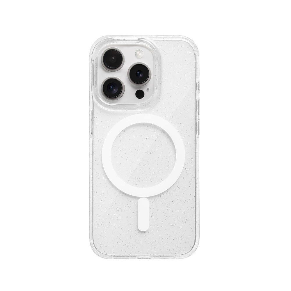 Coque Shine Magsafe pour iPhone 15 Pro 6,1" transparente