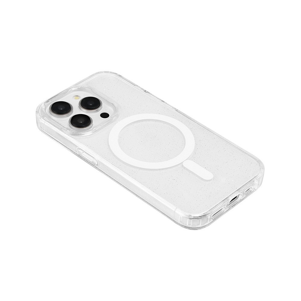 Coque Shine Magsafe pour iPhone 15 Pro 6,1" transparente