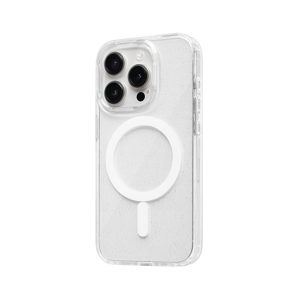 Coque Shine Magsafe pour iPhone 15 Pro 6,1" transparente