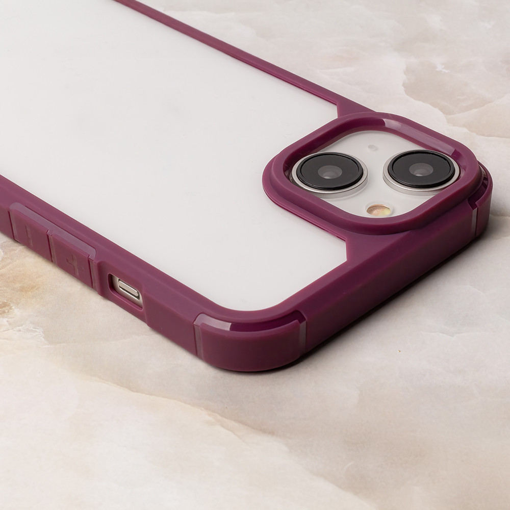 Coque Color Shock pour iPhone 15 Pro 6,1" / Marron