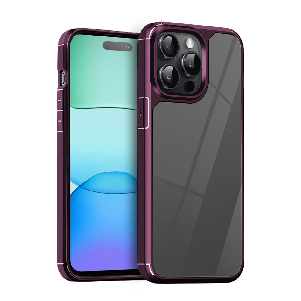 Coque Color Shock pour iPhone 15 Pro Max 6,7" / Marron