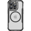 Coque Defender Carbon Magsafe pour iPhone 15 Pro Max 6,7" / Noir