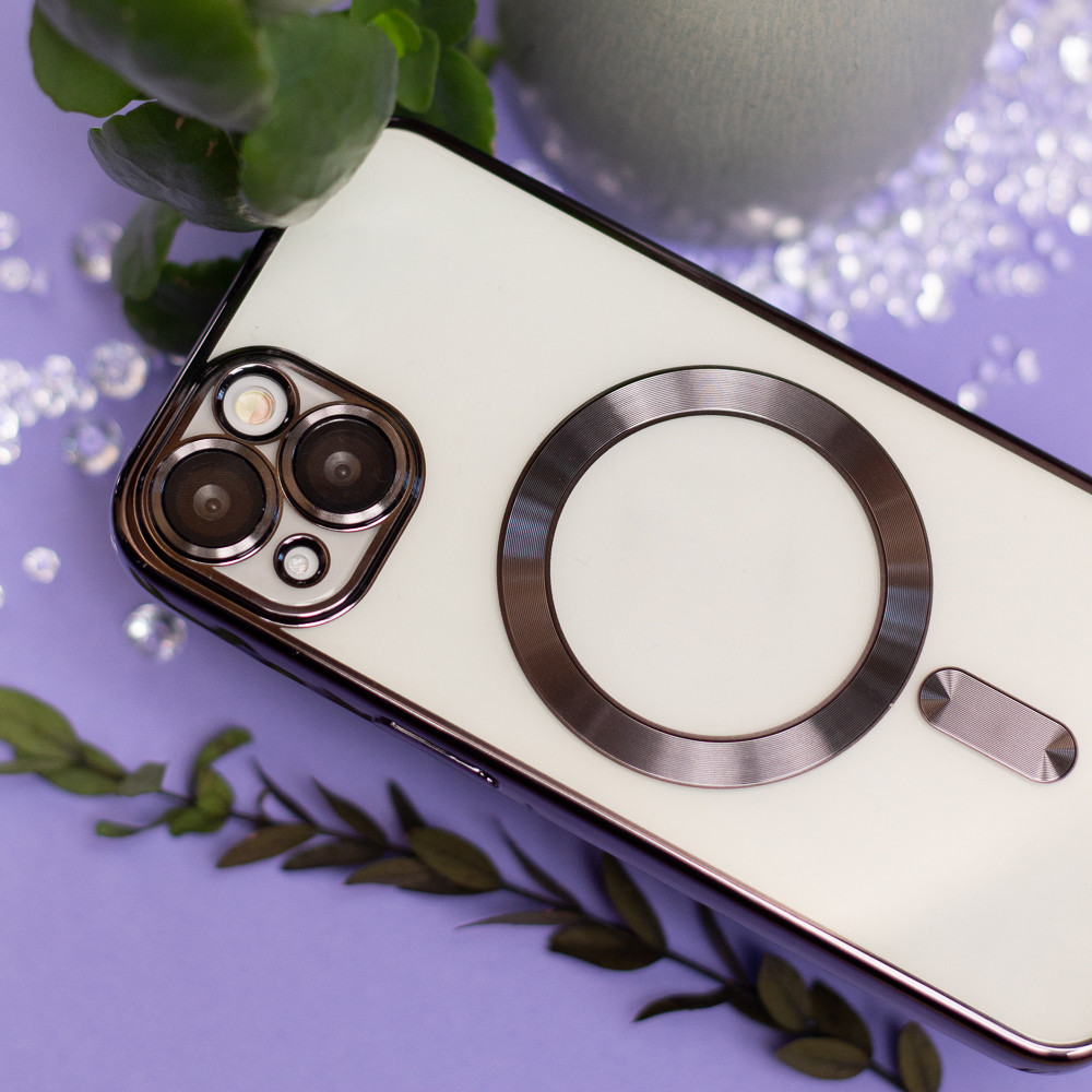 Coque Color Chrome Magsafe pour iPhone 16 Pro 6,3" / Noir