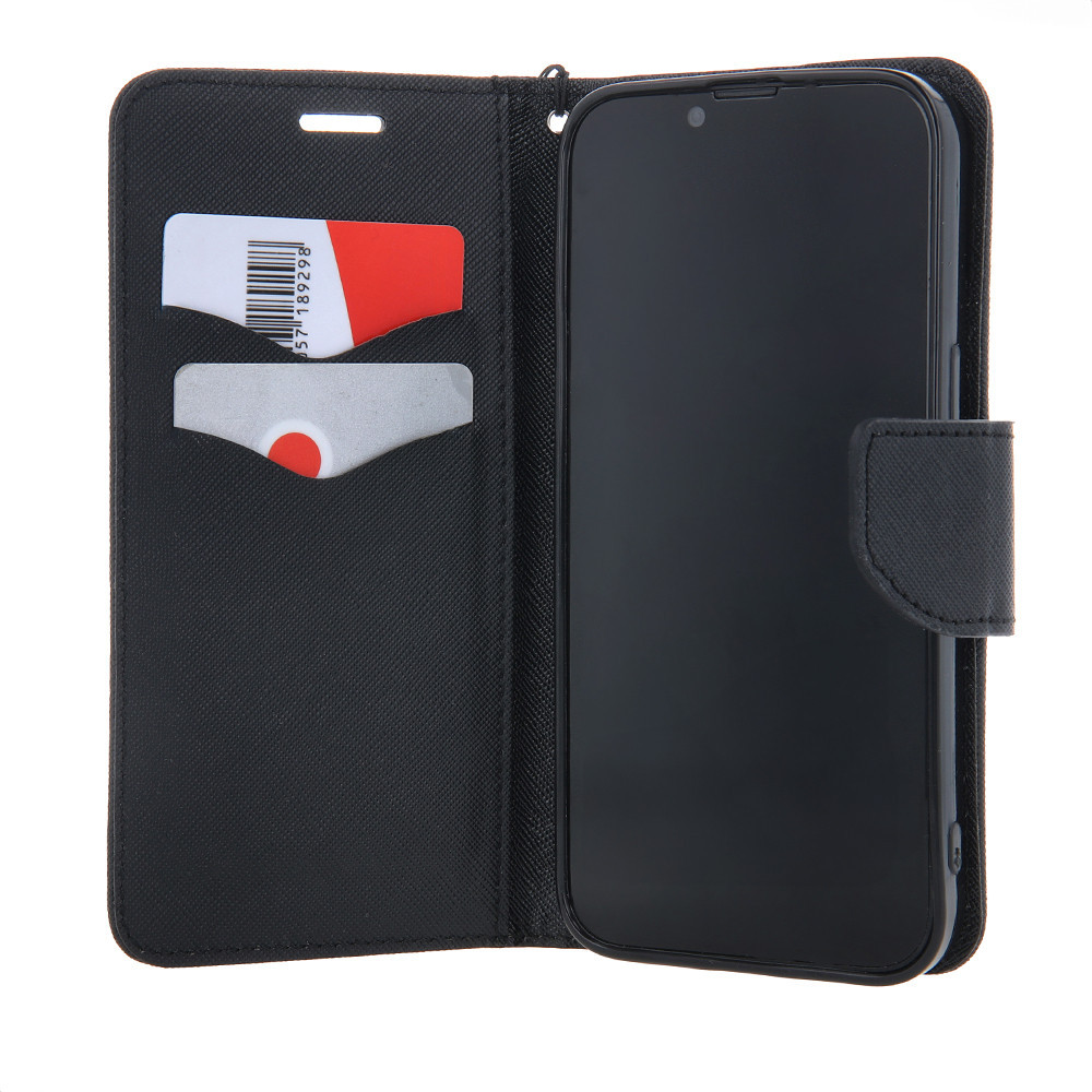 Coque Smart Fancy pour iPhone 16 Pro 6,3" / Noir