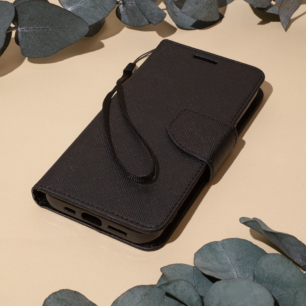Coque Smart Fancy pour iPhone 16 Pro 6,3" / Noir
