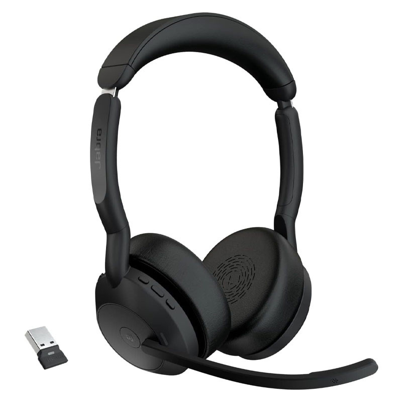 Micro Casque Sans Fil JABRA EVOLVE2 55 MS USB-A / Noir