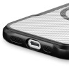 Coque Defender Carbon Magsafe pour iPhone 16 Pro 6,3" / Noir