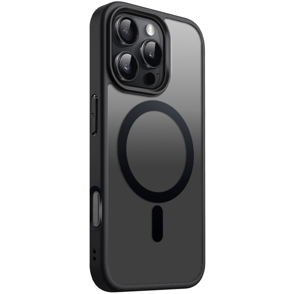 Étui mate satinée pour iPhone 16 Pro Max / Noir