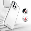 Coque hybride Crystal pour iPhone 16 Pro Max 6,9" transparente grand trou