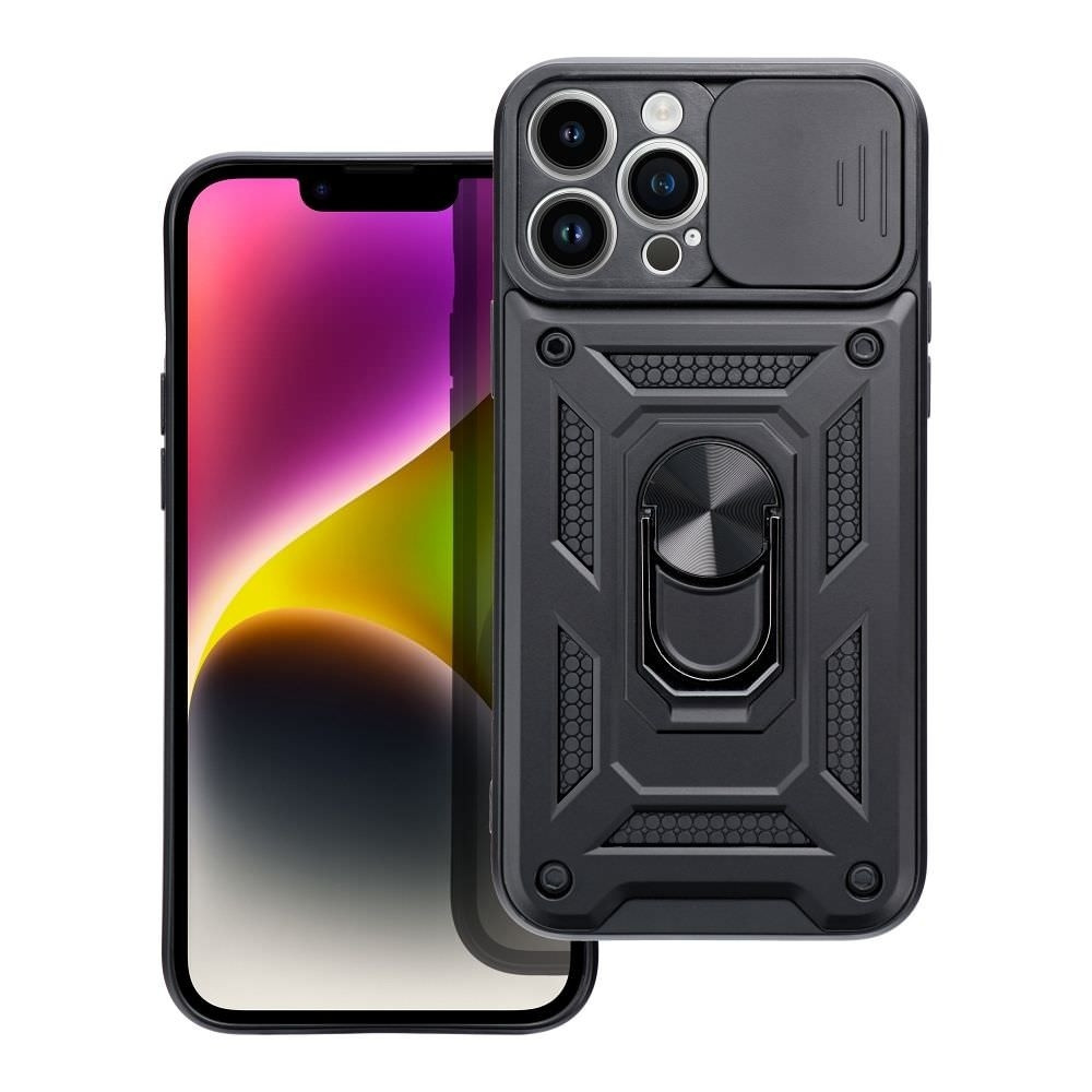 Étui Defender Slide pour iPhone 16 Pro Max 6,9" / Noir