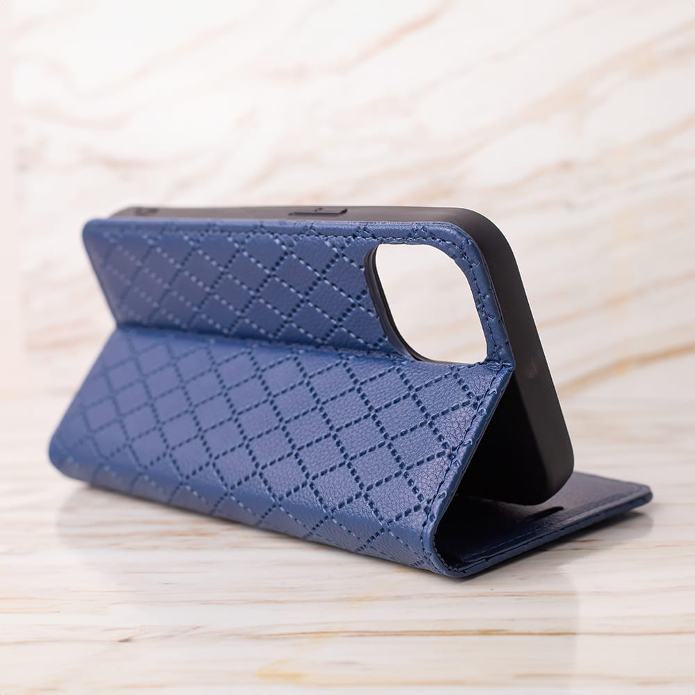 Coque Smart Caro pour iPhone 16 Pro Max 6,9" / Bleu Marine