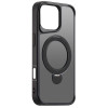 Coque Eteri Matt Magsafe Ring pour iPhone 16 Pro Max 6,9" / Noir