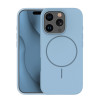 Coque en silicone Thin Magsafe pour iPhone 16 Pro Max 6,9" / Bleu Clair