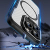 Coque Defender Carbon Magsafe pour iPhone 16 Pro Max 6,9" / Noir