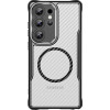 Coque Defender Carbon Magsafe pour Samsung Galaxy S24 Ultra / Noir