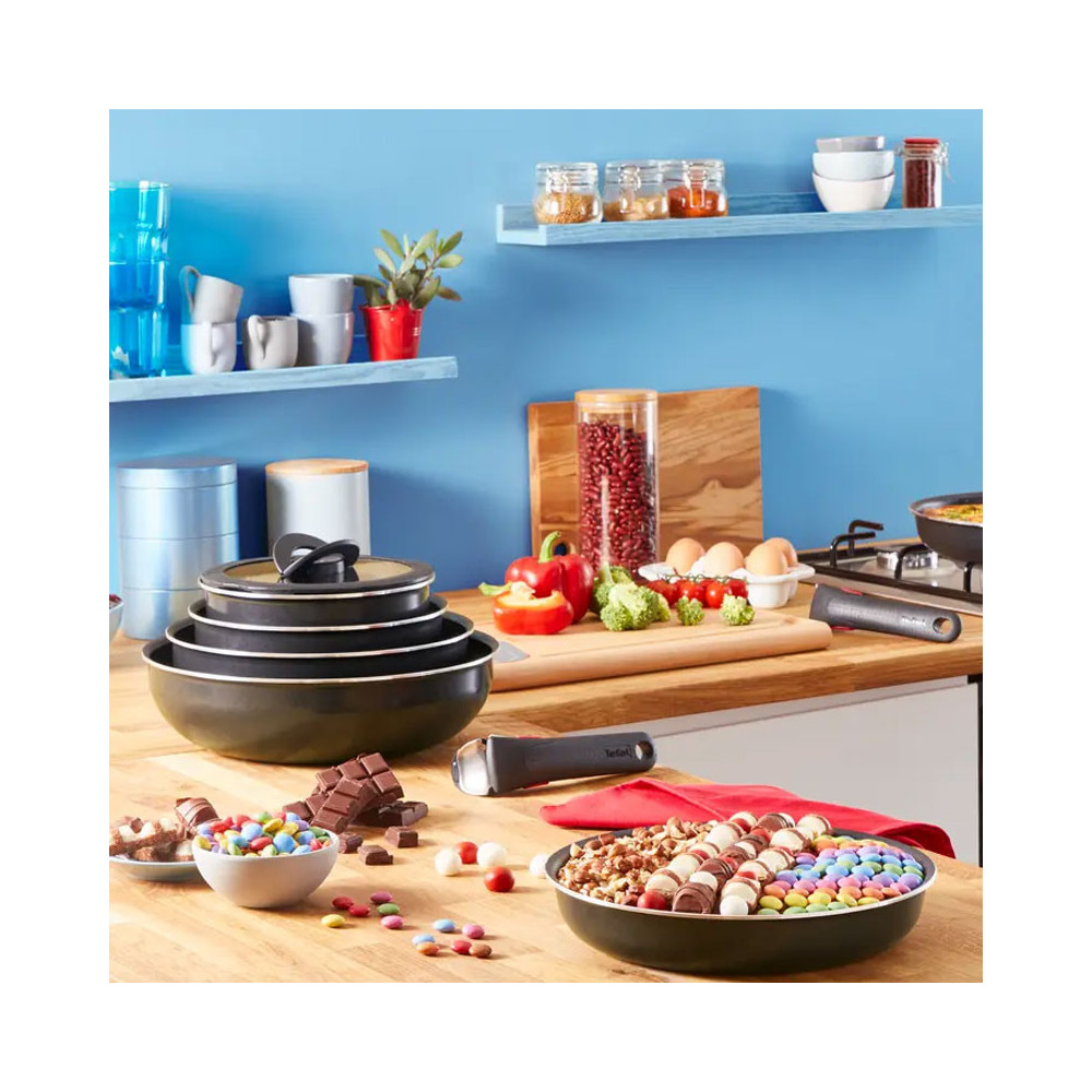 Set De Cuisine TEFAL 5 Pièces / Noir / L1539543
