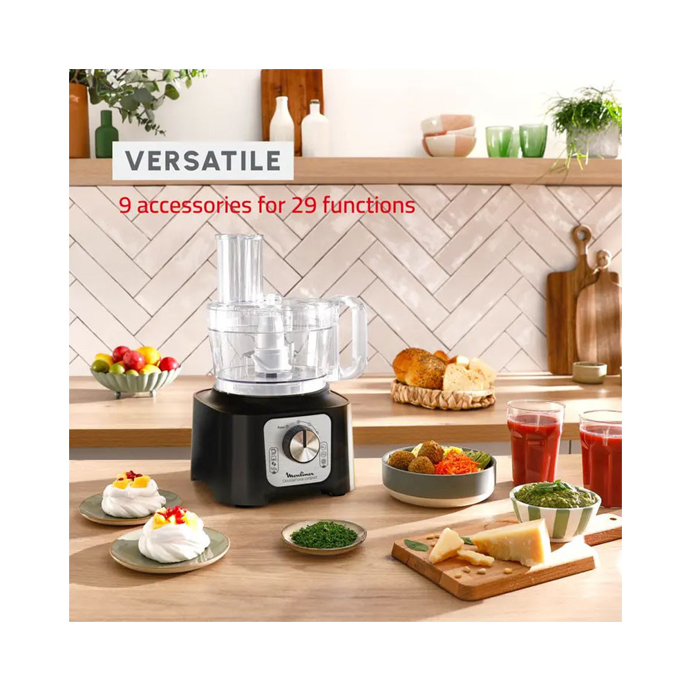 Robot Multifonction MOULINEX  3 Litres / 800W / Noir