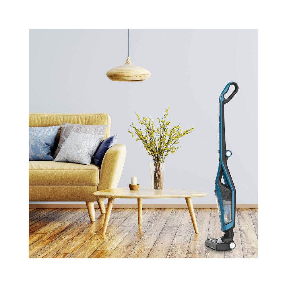 Aspirateur ROWENTA Balai Sans Fil DUAL FORCE 2EN1 BLEU
