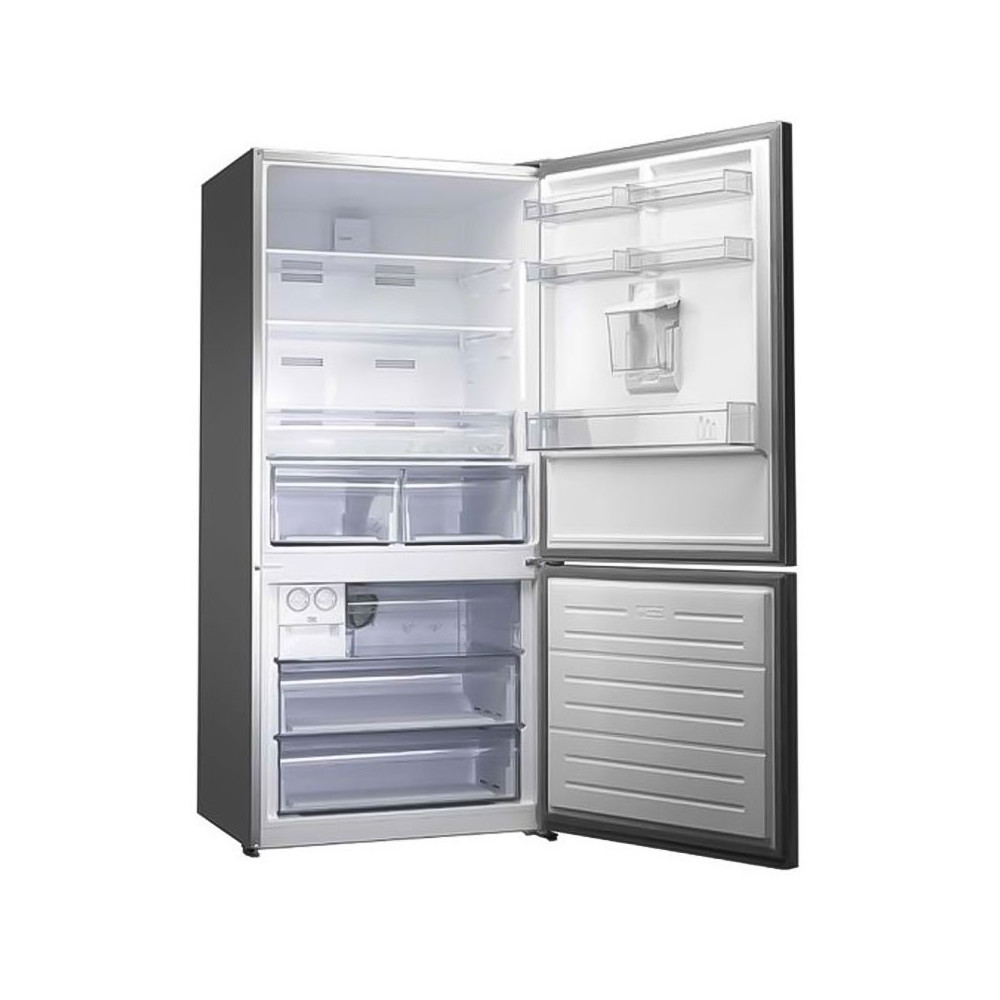 Réfrigérateur SHARP No Frost Combiné 725 Litres / INOX Avec Afficheur et Distributeur d'eau