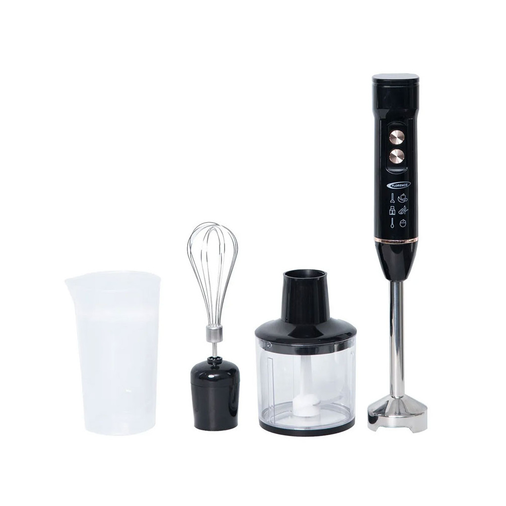 Mixeur Plongeant FLORENCE 4EN1 400W NOIR