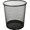 Corbeille à papier de bureau Métal / Noir