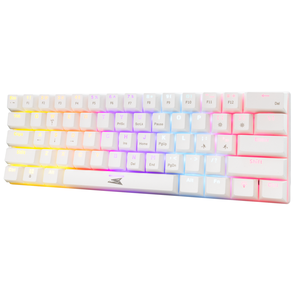Clavier mécanique Baracuda BGK-03221W DOLPHIN White / Blue Switch