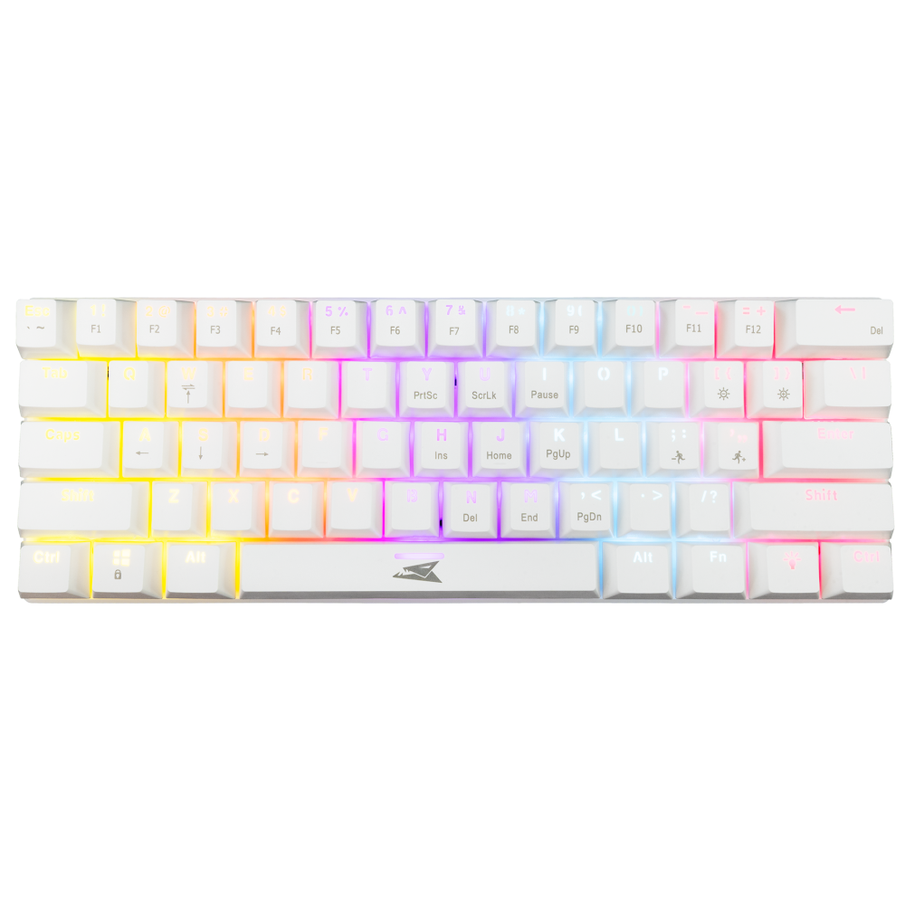 Clavier mécanique Baracuda BGK-03221W DOLPHIN White / Blue Switch