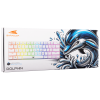 Clavier mécanique Baracuda BGK-03221W DOLPHIN White / Blue Switch