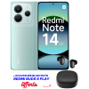 Smartphone XIAOMI Redmi Note 14 / 5G / 6 Go / 128 Go / Vert + Ecouteurs Bluetooth Redmi buds 6 play Offerts