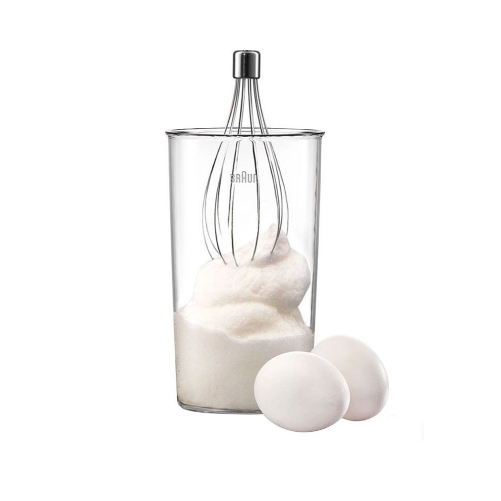Mixeur plongeant 5 en1 BRAUN 1.25 Litres / 750W / Blanc