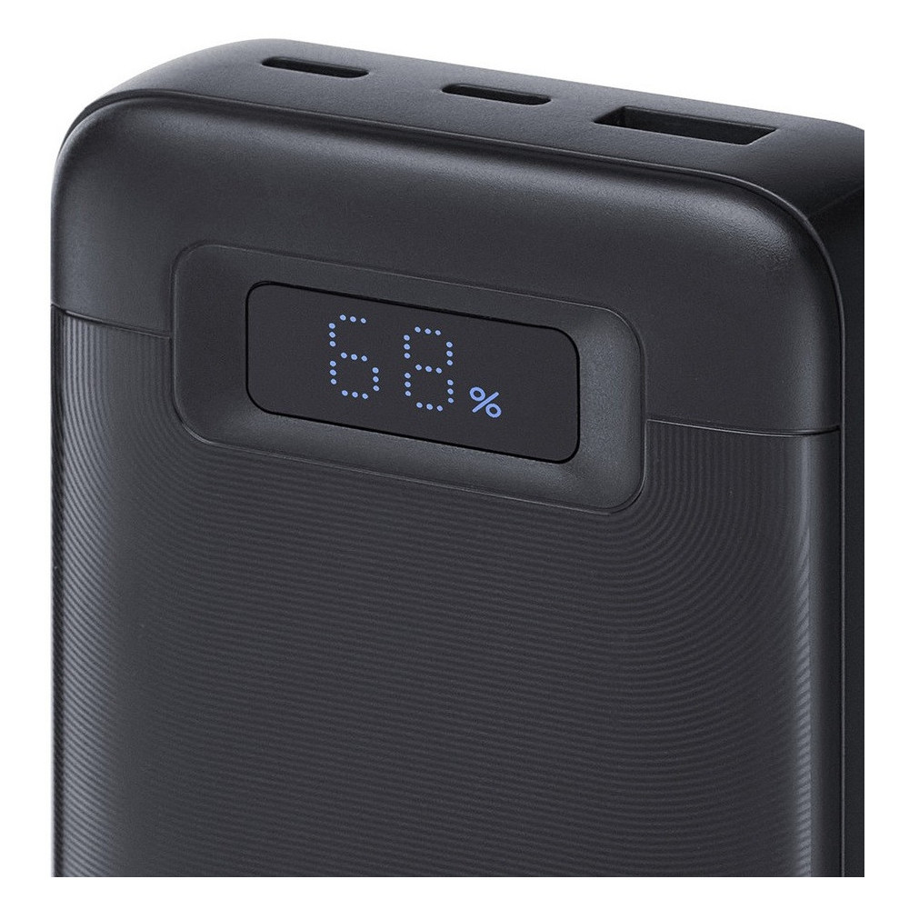 Power Bank RivaCase 20000 mAh Charge Ultra Rapide PD 65W / Noir