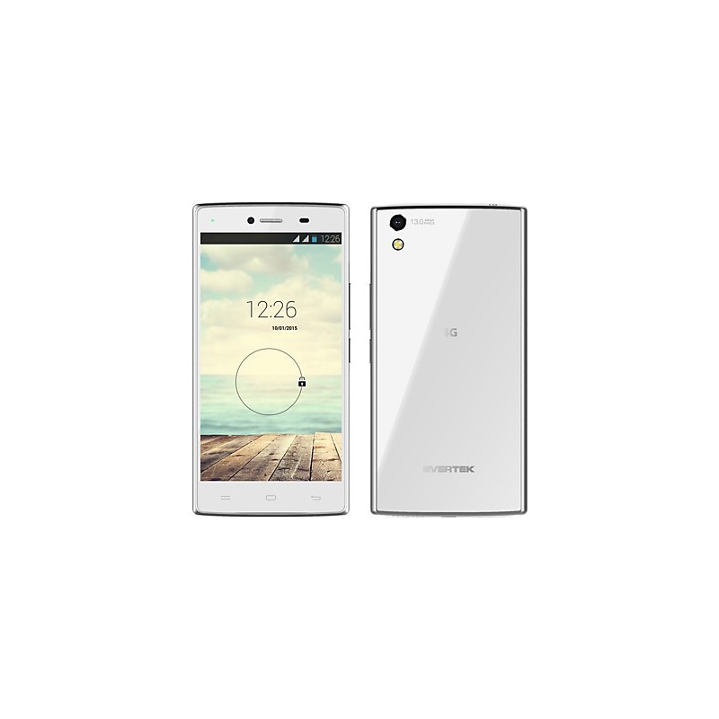 Téléphone Portable Evertek EverAllure II / Double SIM / Blanc