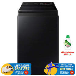 MACHINE À LAVER TOP SAMSUNG 13KG / NOIR CAVIAR + Liquide Lessive ARIEL 1.8L
