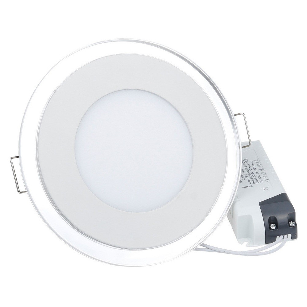 Panneau LED Plafonnier rond 9W Blanc 145mm