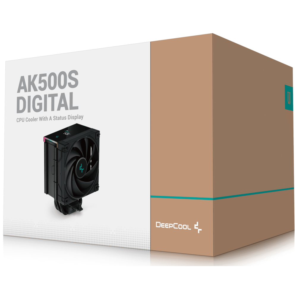 Refroidisseur d'air pour processeur DeepCool AK500S Digital / Noir