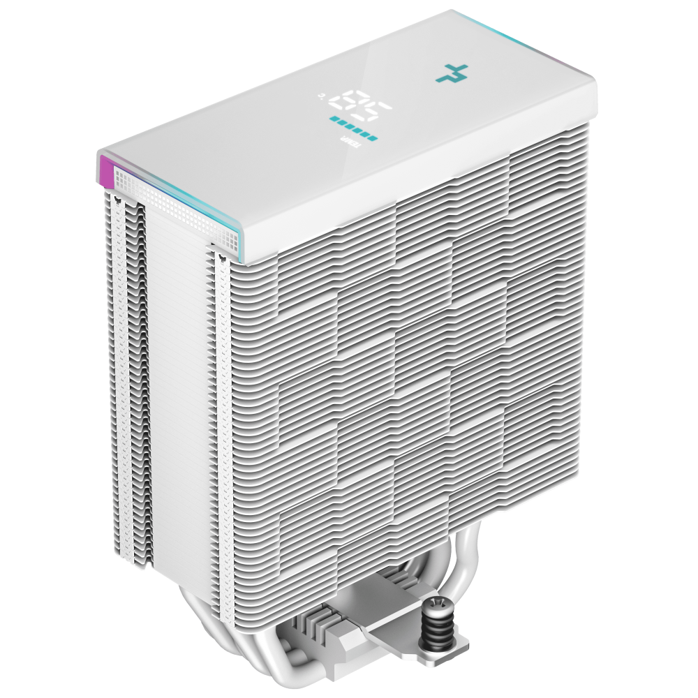Refroidisseur d'air pour processeur DeepCool AK500S Digital / Blanc