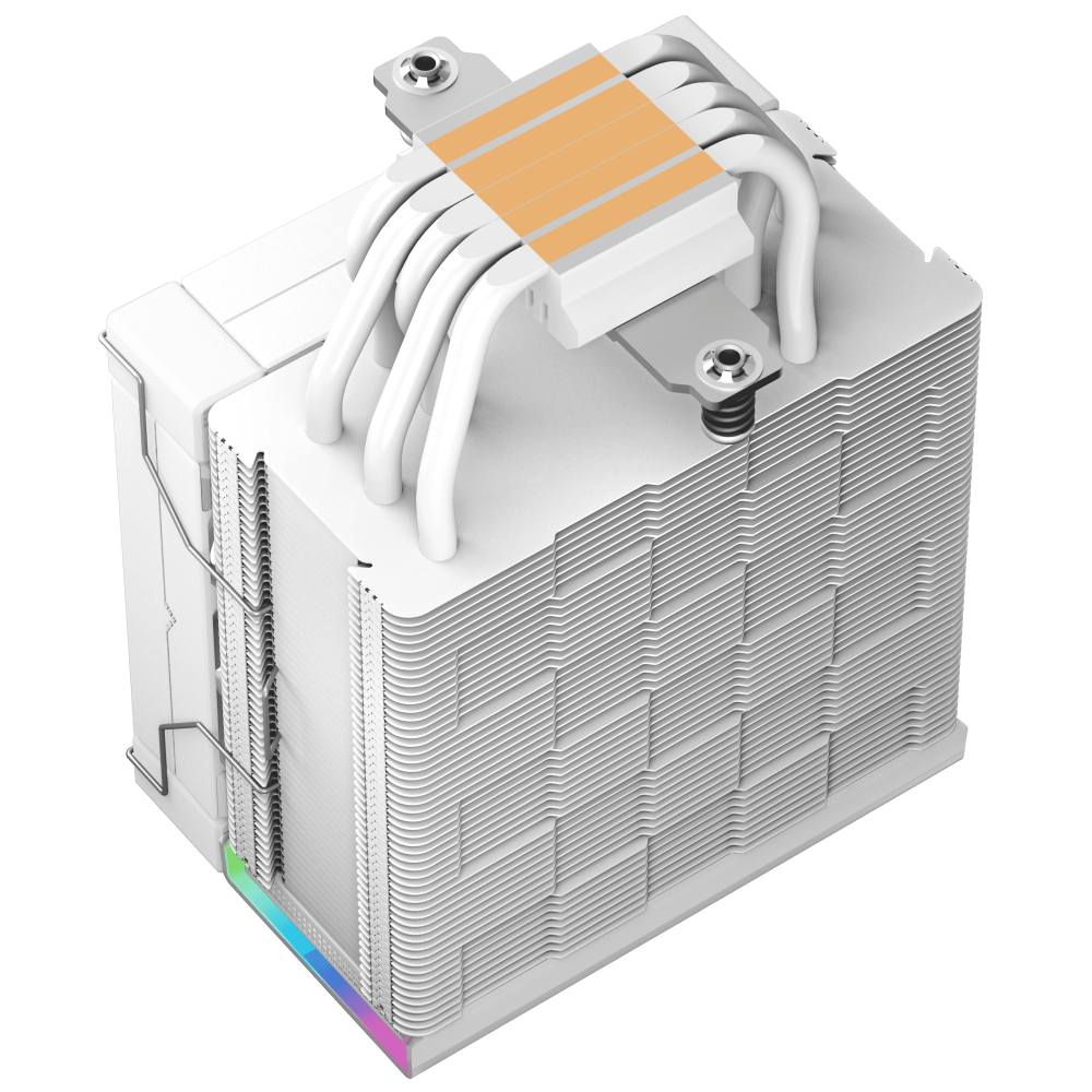 Refroidisseur d'air pour processeur DeepCool AK500S Digital / Blanc