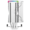 Refroidisseur d'air pour processeur DeepCool AK500S Digital / Blanc