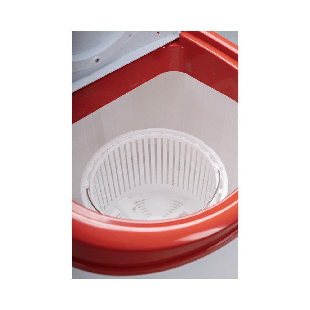 Lave Linge Semi-Automatique ORIENT 3.5 kg AVEC CUVE / Rouge & Blanc