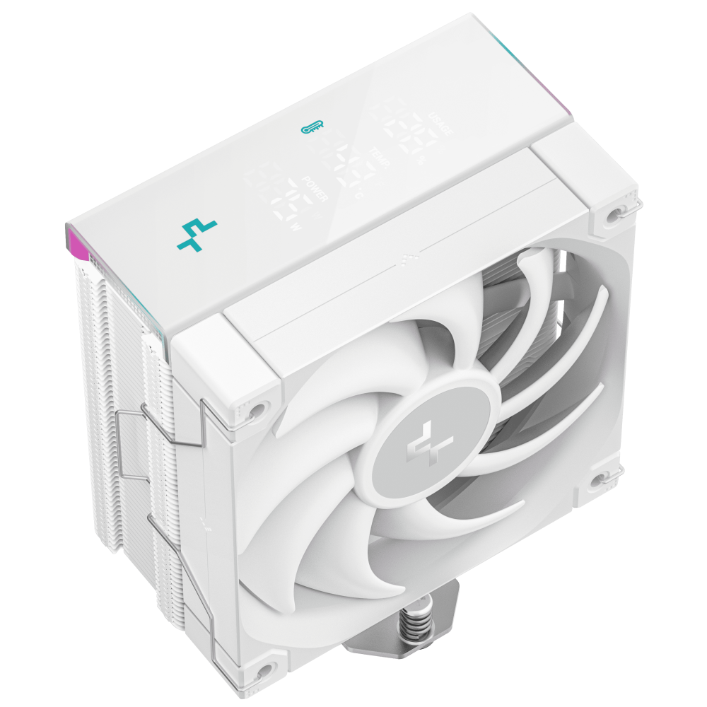 Refroidisseur d'air pour processeur DeepCool AK400 Digital Pro ARGB / Blanc