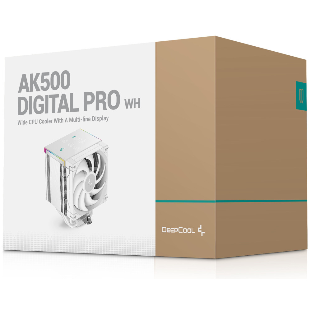 Refroidisseur d'air pour processeur DeepCool AK500 DIGITAL PRO | WHITE